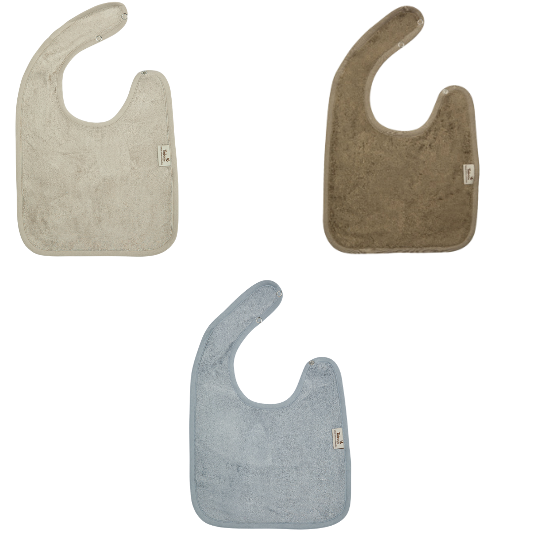 BEAU by Bo Timboo Slabben 26x38cm set van 3 - Extra zacht - Feather Grey/Moon Blue/Jungle Green