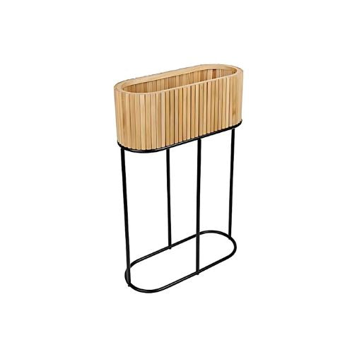 Cosy & Trendy Knock Down Houten Bloembak/Plantenbak - 50x20xH75cm - Naturel
