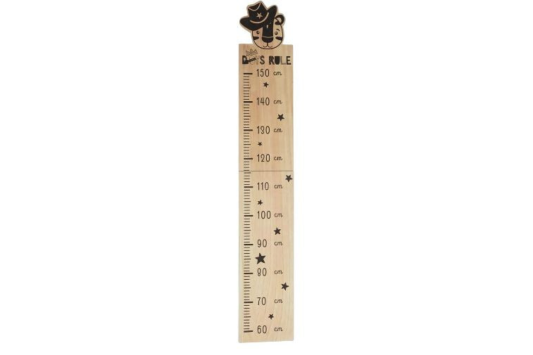 Animal growth chart - Length Meter - 150cm - Wood