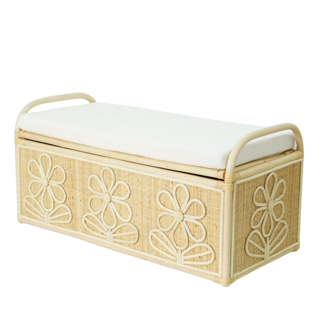 Flora Rattan Toy Box (précommande)