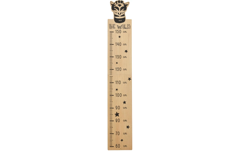 Animal growth chart - Length Meter - 150cm - Wood
