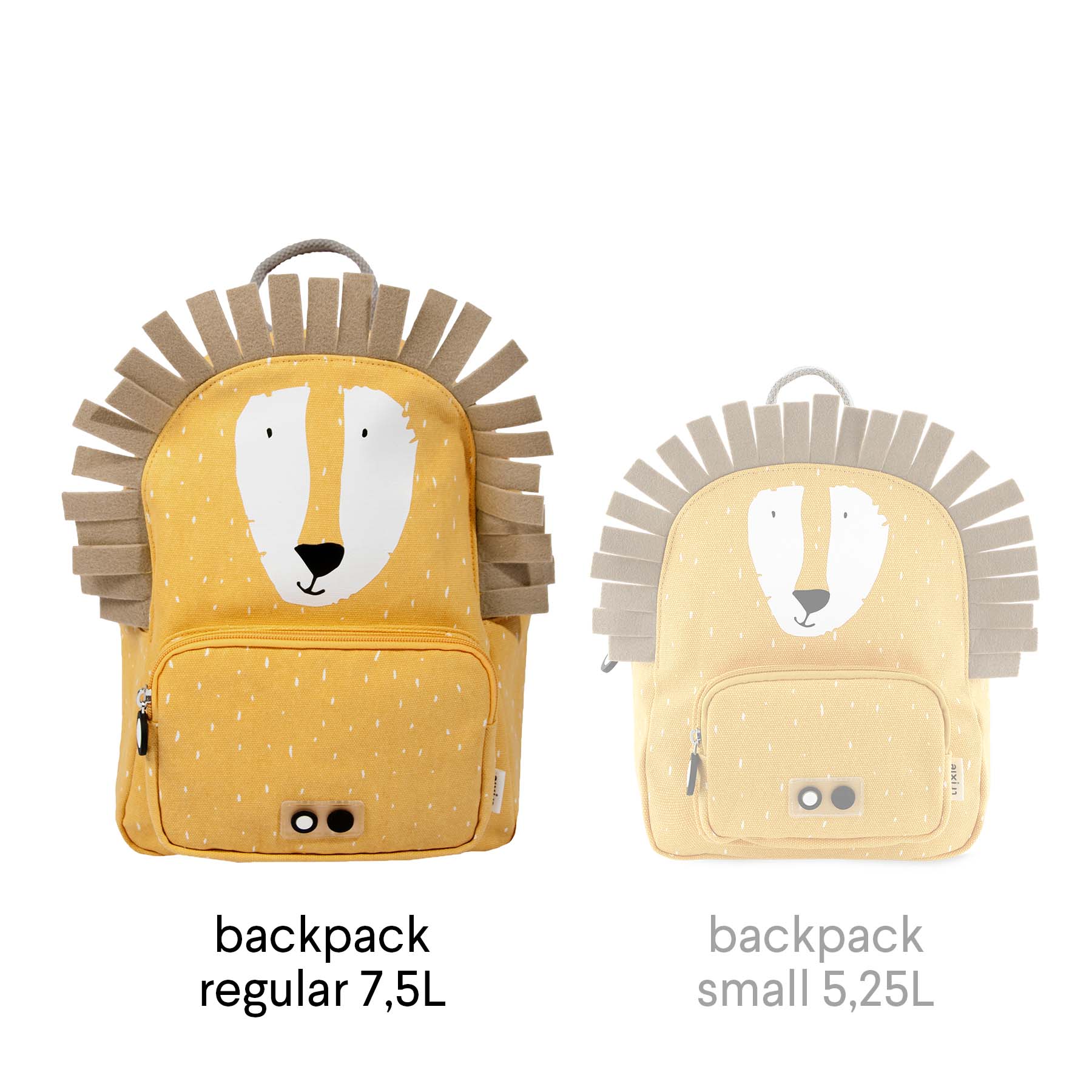 BEAU by Bo Trixie Back to School set - Rugzak/Drinkfles 350ml - Mr. Lion