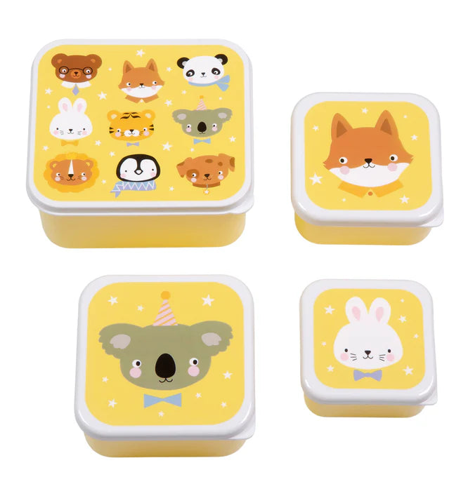 Eine kleine schöne Firma Back to School Set - Trinkflasche XL Edelstahl/Bentobox - Freude