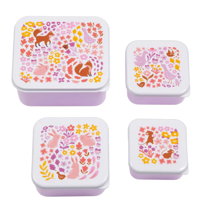 Eine kleine schöne Firma Back to School Set - Trinkflasche XL Edelstahl/Bentobox - Freude