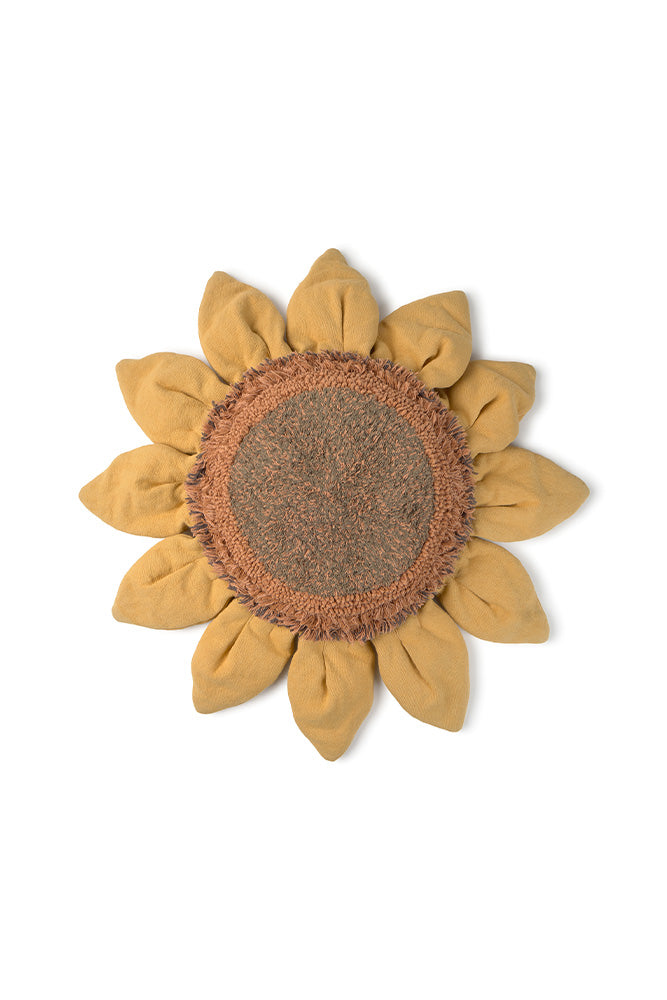 Lorena Canals Wasbaar vloerkussen - Sunflower - Ø90cm