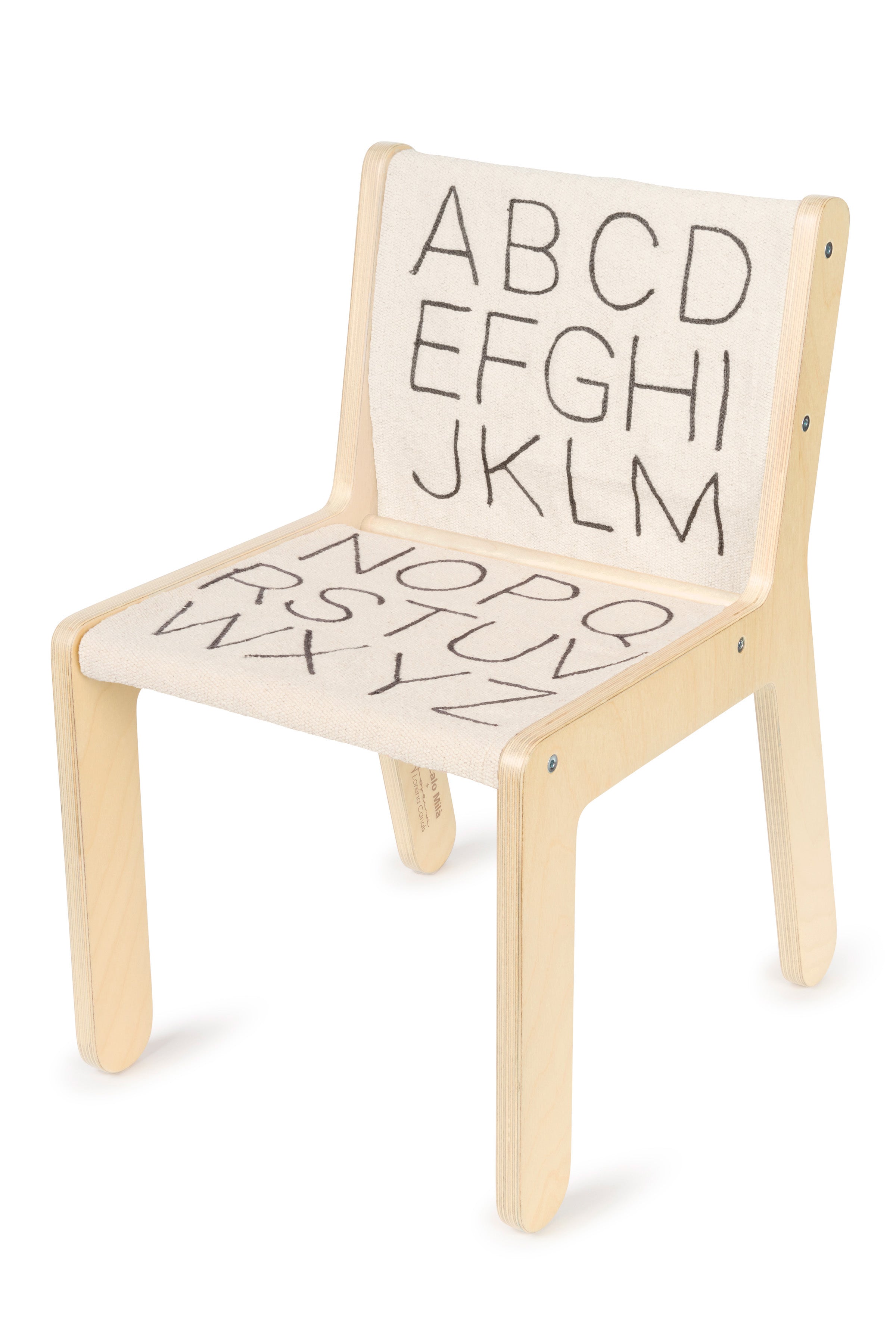 Lorena Canals Kinderstoel - Sillita ABC Nude - 52x31x39cm