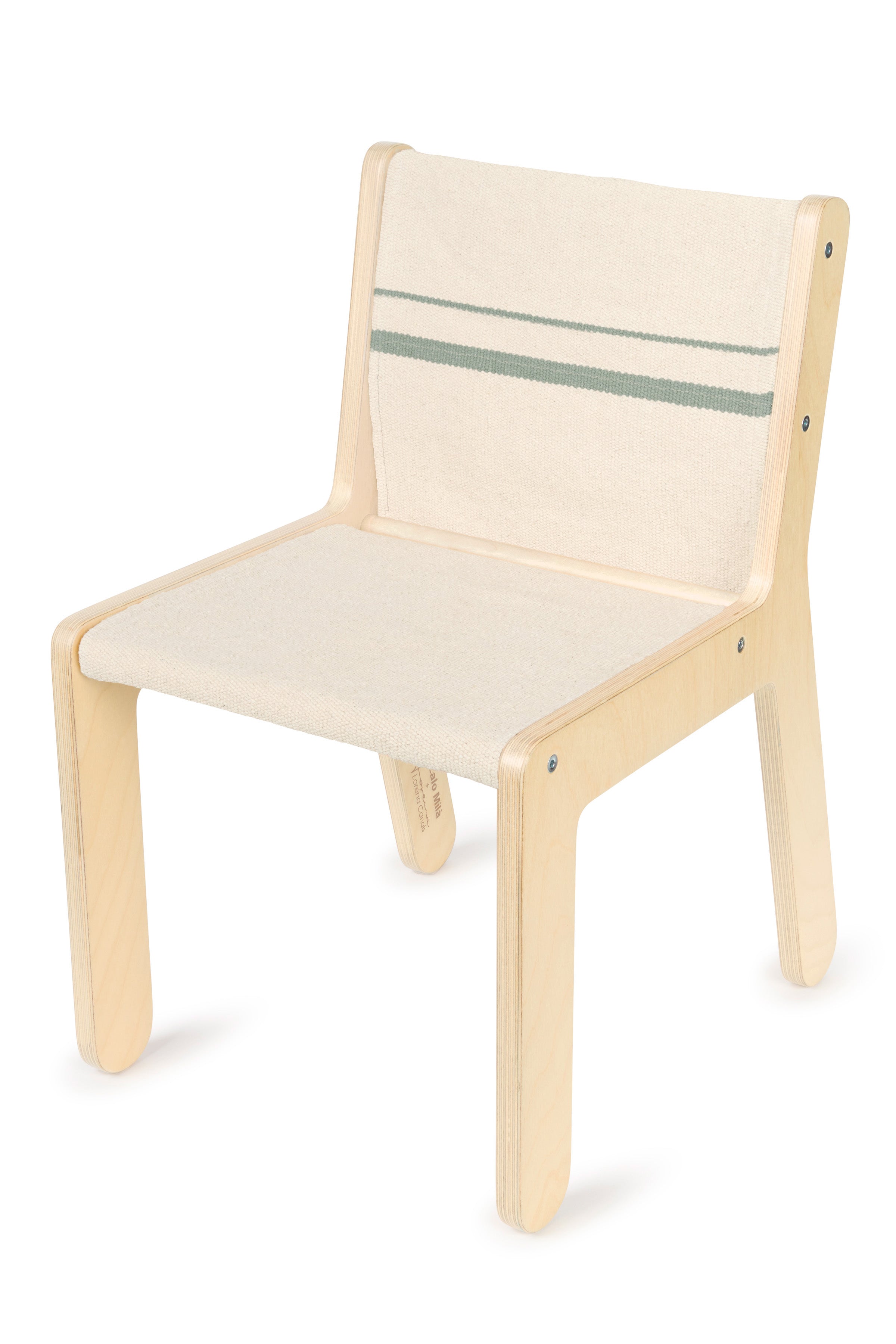 Lorena Canals Kinderstoel - Sillita Vintage Blue - 52x31x39cm
