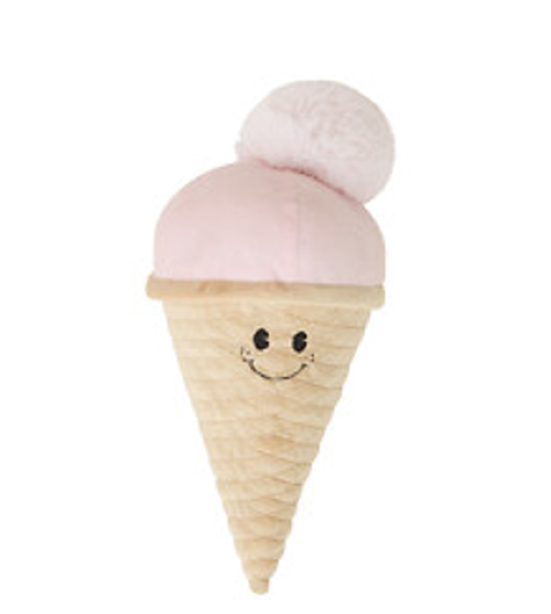 Atmosphera Kids Knuffel Ijsje - 24x3x12cm - Beige