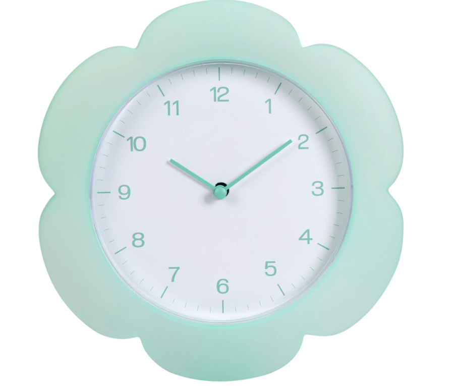 Home & Styling Clock - Flower wall clock - Ø23cm - Lilac