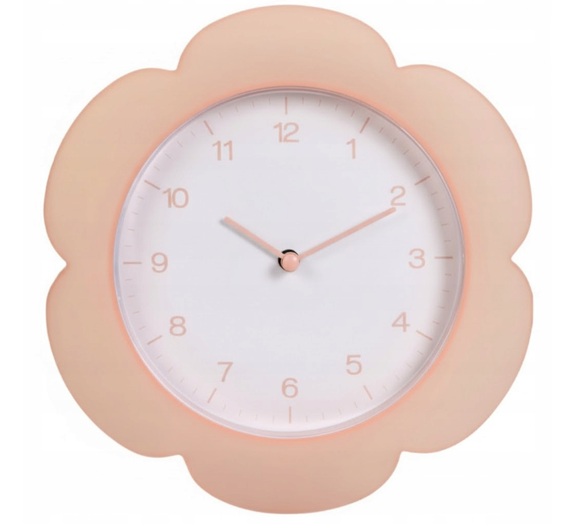 Home & Styling Clock - Flower Wall Clock - Ø23cm - Pink