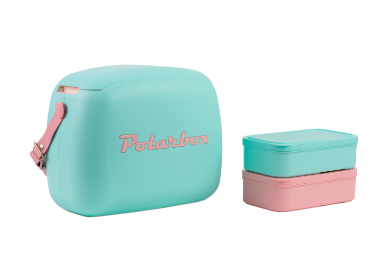 Polarbox Cool Boîte avec bandoulière 20L - 46x32x30cm - Vert pastel