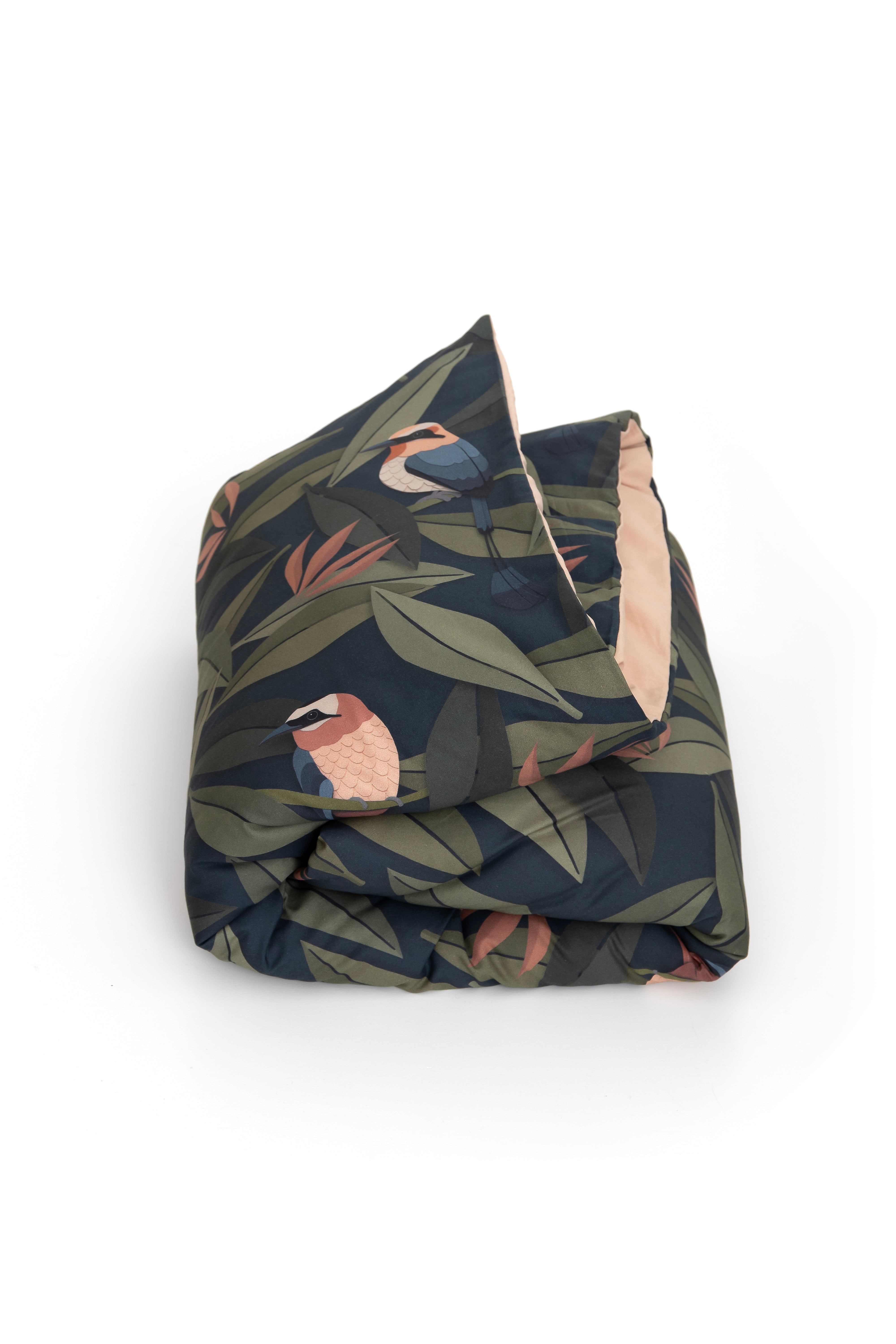 Studio Ditte Dekbedovertrek Vogel 140x220cm - Blauw