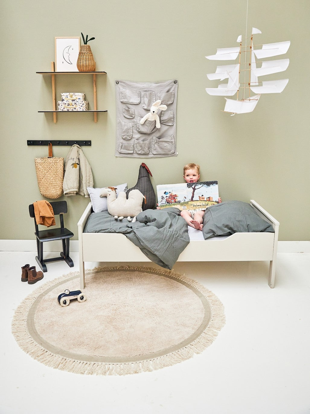 Tapis Petit Raging Elephant - Ø130cm - beige