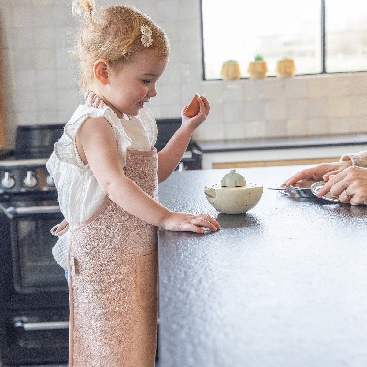 Timboo Kitchen apron Waterproof - 38x49cm - Misty Rose