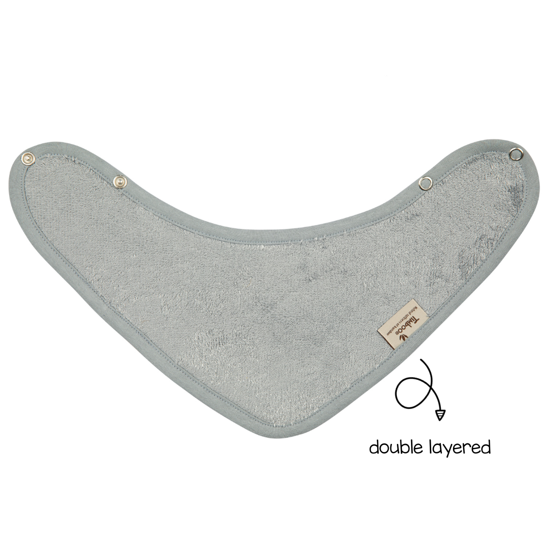 Timboo Bandana bibs 36x20cm - Extra soft - Jungle Green
