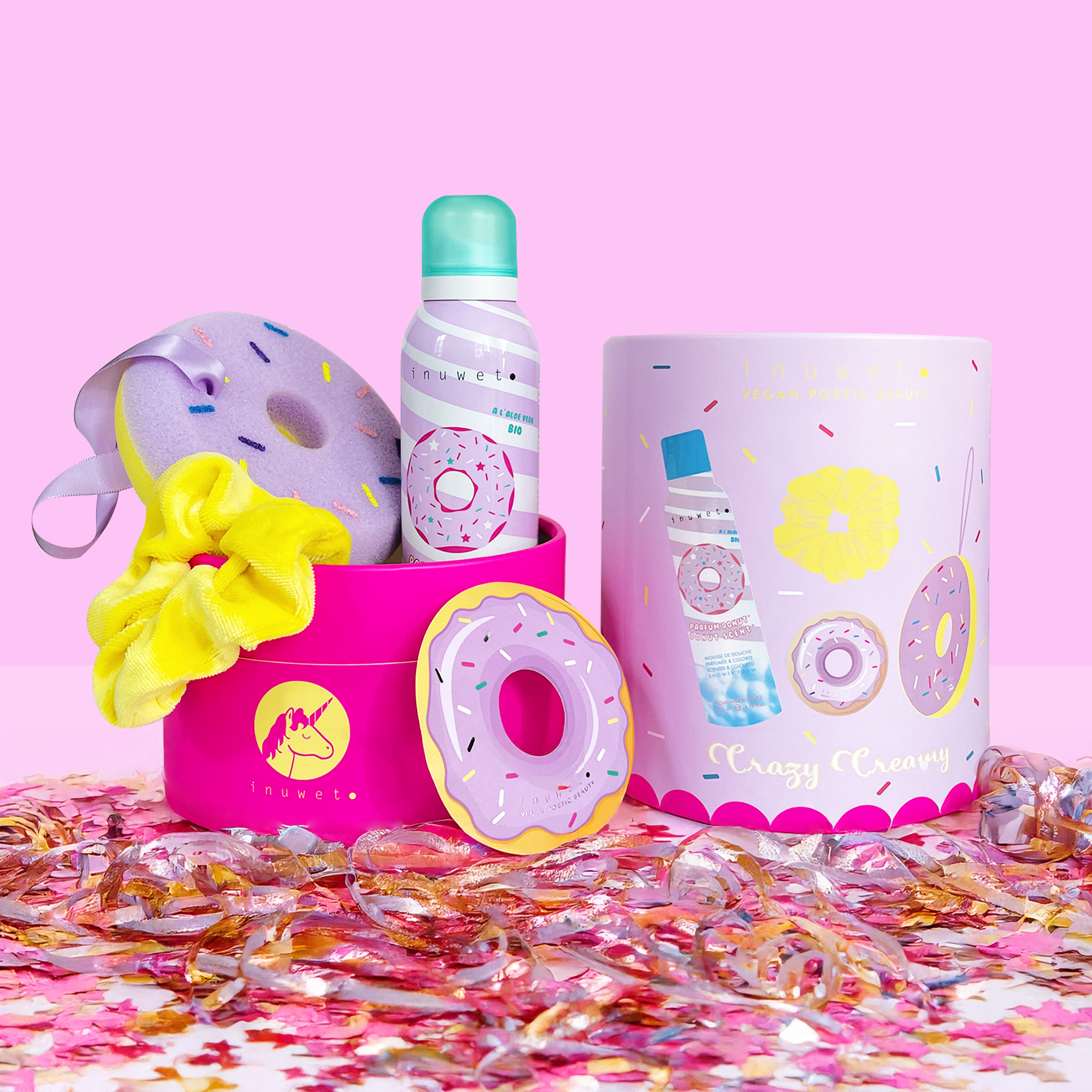 Inuwet Bad Box Giftset Donuts - Geschikt vanaf 3 jaar