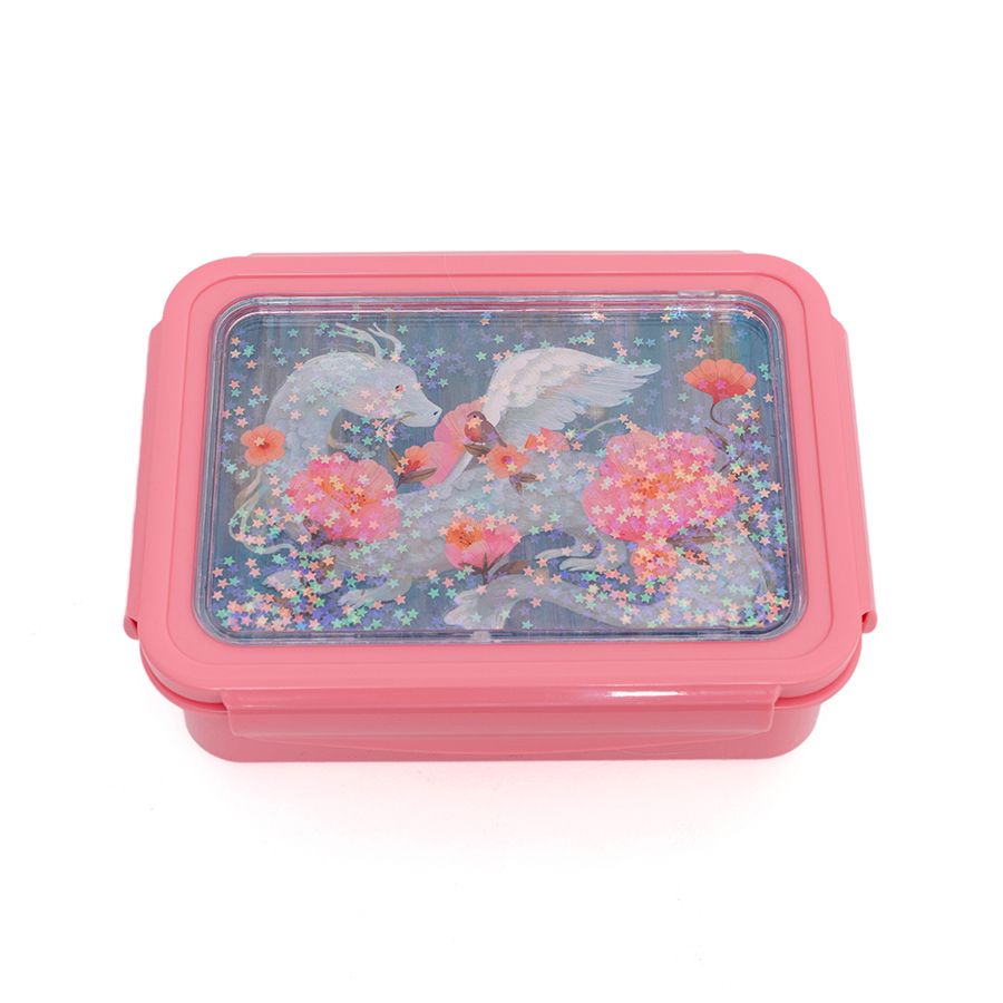Petit Monkey Bentobox Fairytale Dragon Back to School - Pearl Stars
