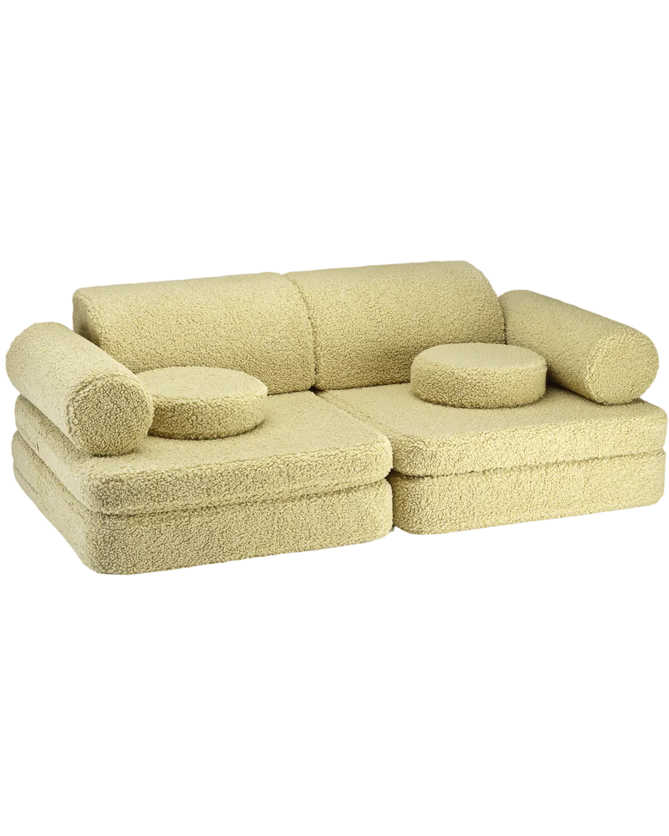 Wigiwama Teddy Settee - 136x78x46cm - Matcha