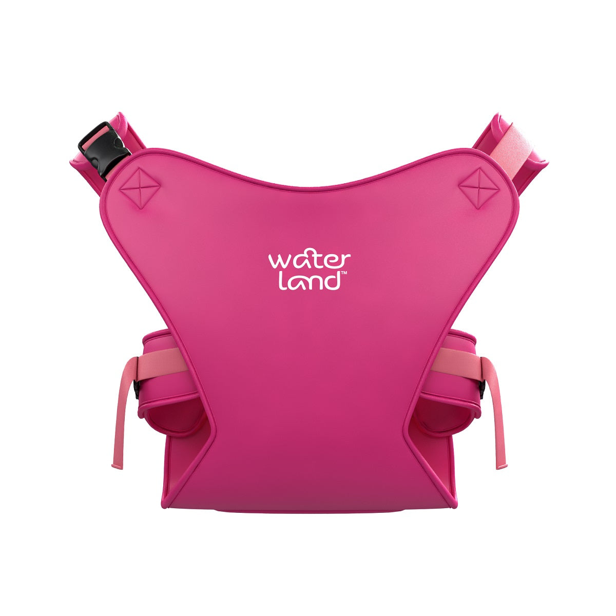 Waterland Néoprène Baby Carrier / Bear - 4m / 2J - 6/15 kg - Flaming rose