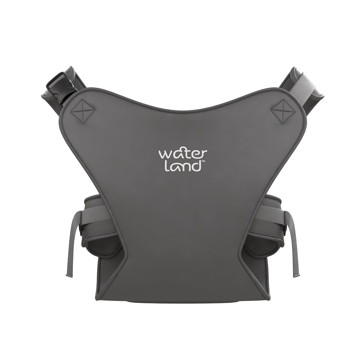 Waterland Néoprène Baby Carrier / Bear - 4m / 2J - 6/15kg - Gris urbain
