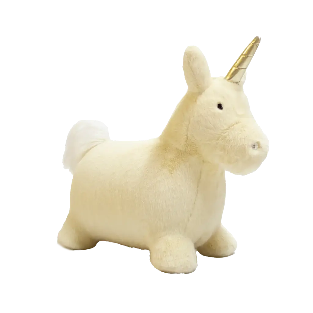 Wild & Soft Soft Bouncy Einhorn – 62xH42cm – Weiß