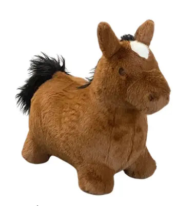 Wild & Soft Soft Bouncy Paard - 67xH47cm - Bruin