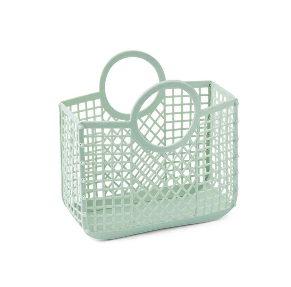 Liewood Samantha basket / tote bag - Classic navy - Small 