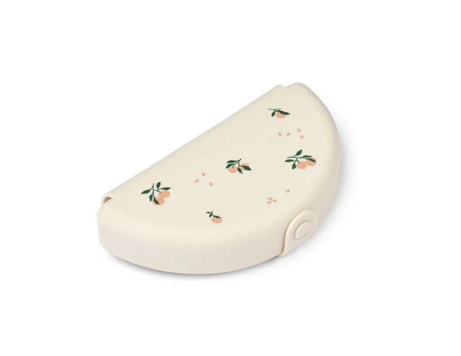 Liewood Eugene Vouwbare Snackbox - 10x17x4cm - Peach/Sea Shell mix