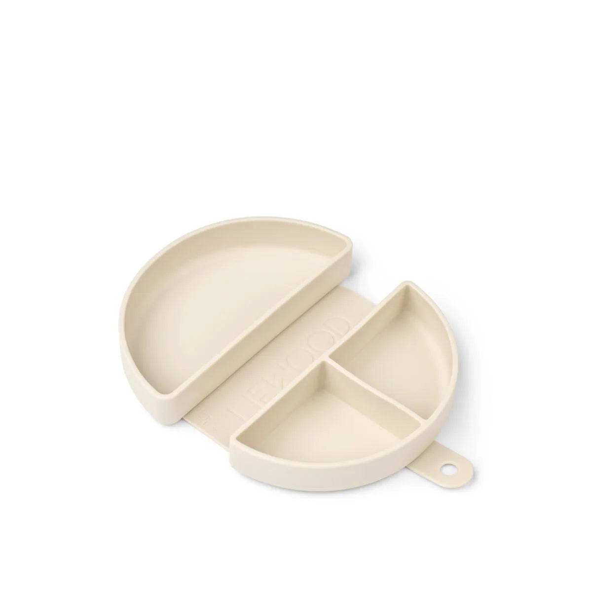 Liewood Eugene Vouwbare Snackbox - 10x17x4cm - Peach/Sea Shell mix