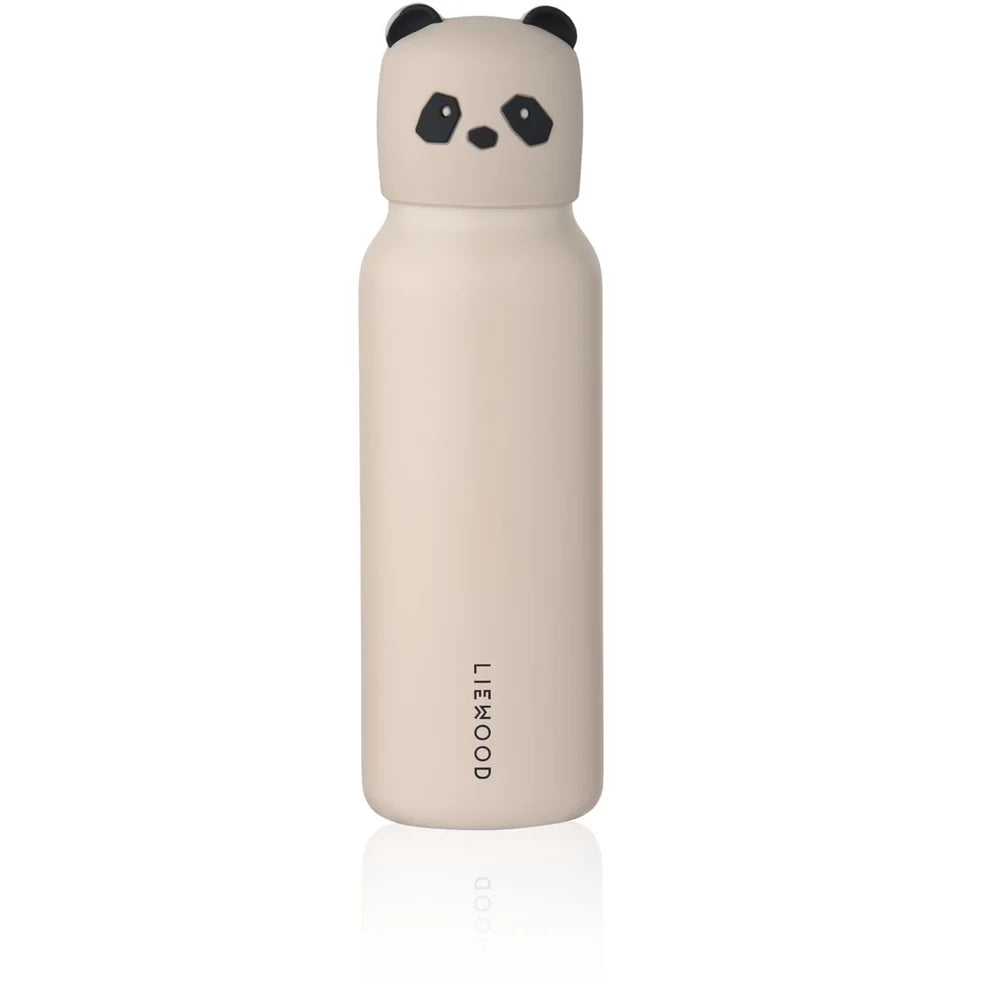 Liewood Falk Panda Thermo Drinkfles -  350ml - Ø7xH23cm - Sandy