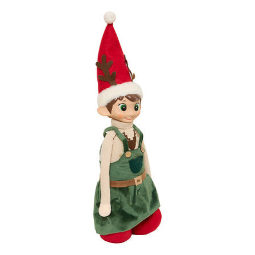 Férérics et bottes de Santa Claus de Noël de HARS - 24x22x55cm - rouge