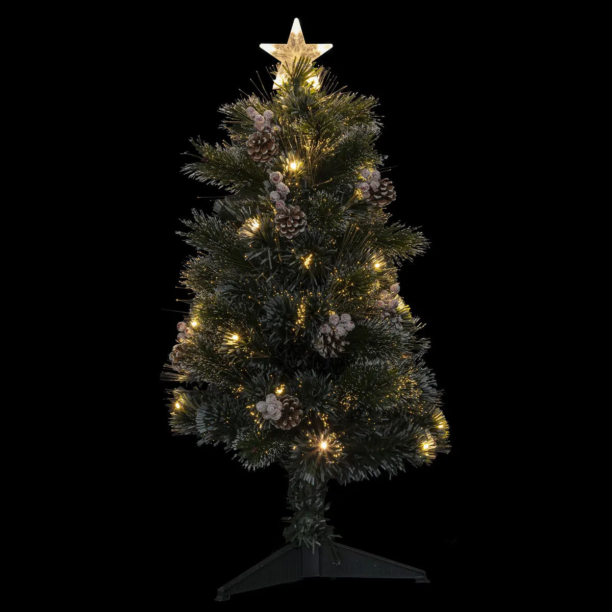 Férérics et arbre de Noël de Noël - Ø50xh100cm - Décoration de Noël - vert