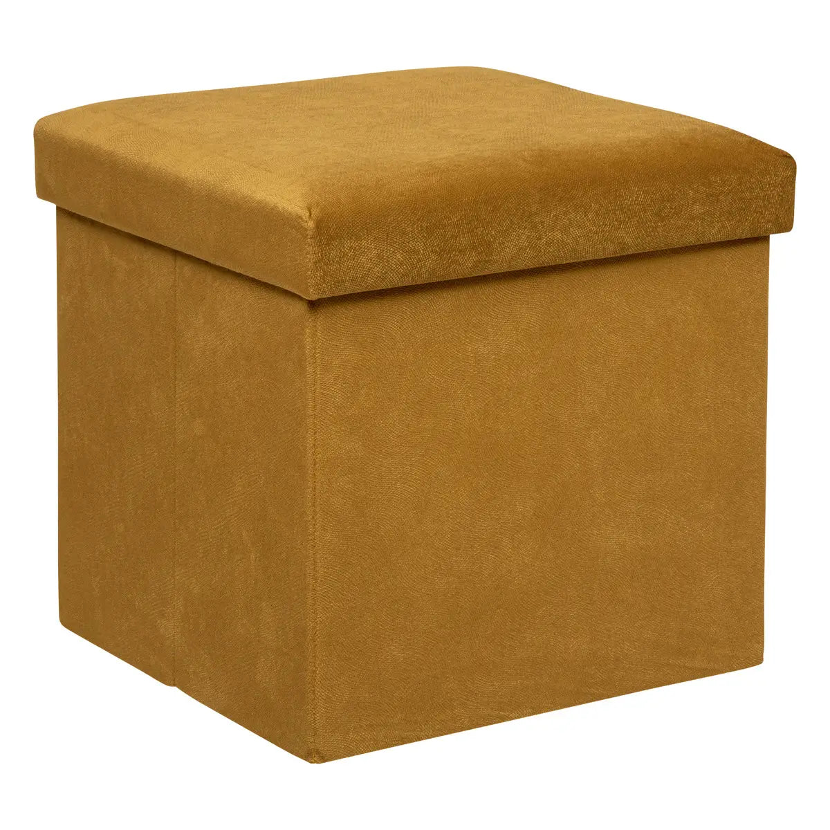 Pouf Atmosphera - Pliable - Ocre - 38x38cm