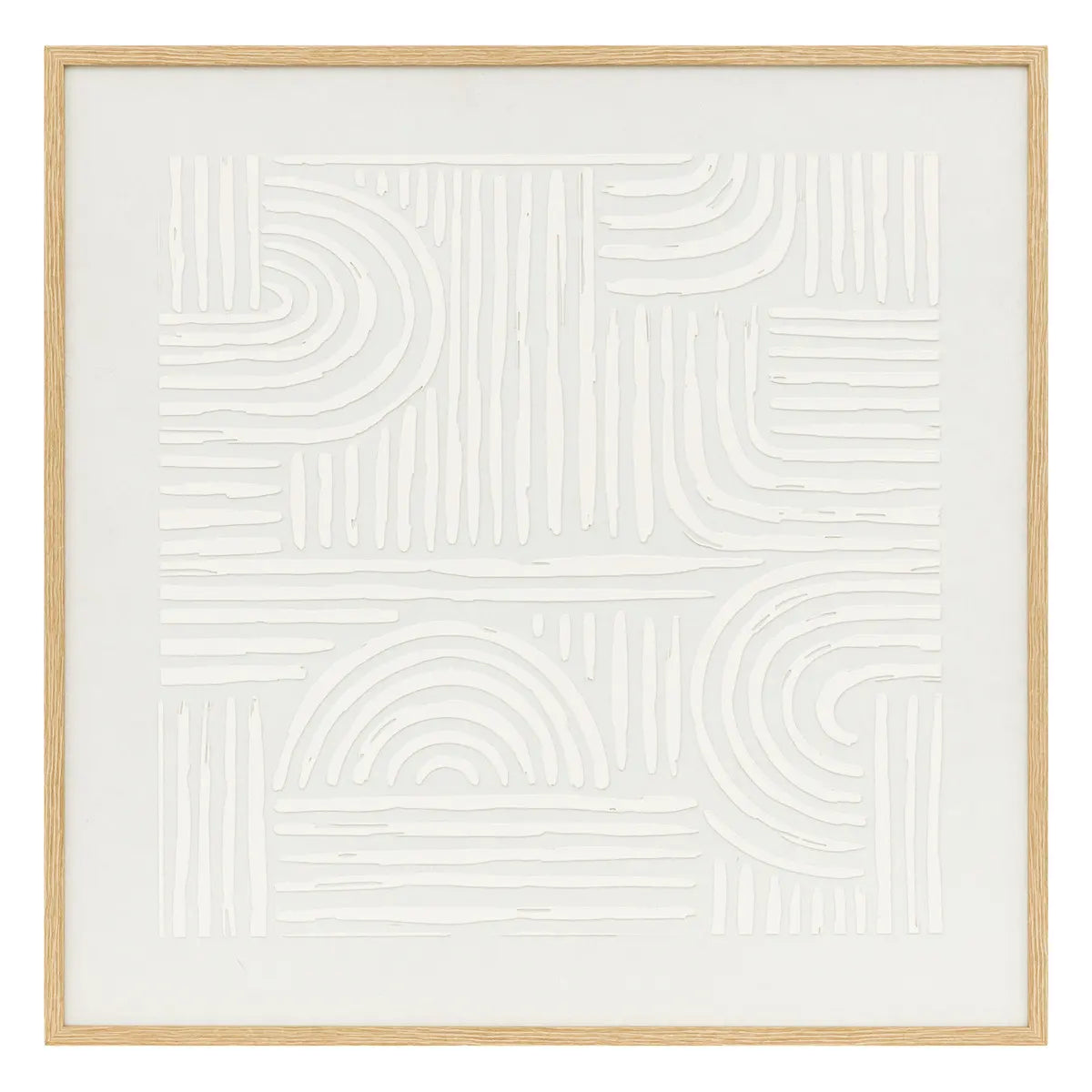 Atmosphera Wanddecoratie fotokader - 60x60cm - Wit
