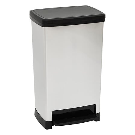 5Five Pedaal Afvalemmer - Soft close - 50L - Grijs
