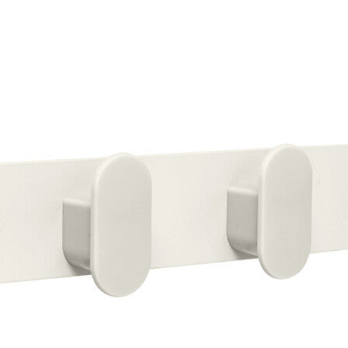 5Five Deurkapstok 4 metalen haken - 35x8x20cm - Klei