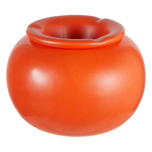Atmosphera Keramische Asbak - Ø16xH11cm - Oranje