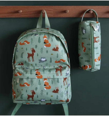 Une petite entreprise de retour à l'école - sac à dos - Forest Friends