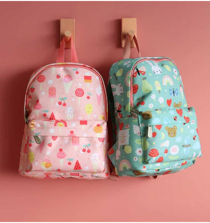Bundel A Little Lovely Company Back to school set - Rugzak/Drinkfles/4 Snackdozen/Bentobox - IJsjes