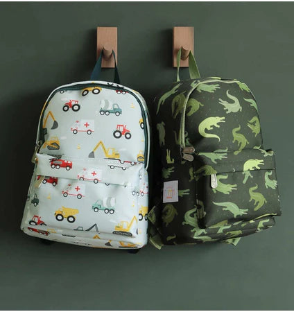 A Little Lovely Company Back to school - Rugzakje - Voertuigen