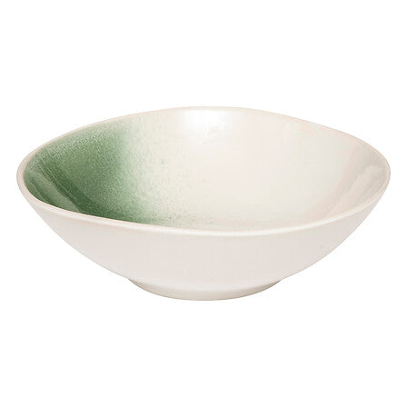 Secret de Gourmet Mala Diep bord Ø19cm - Set van 6 stuks - Wit/Groen