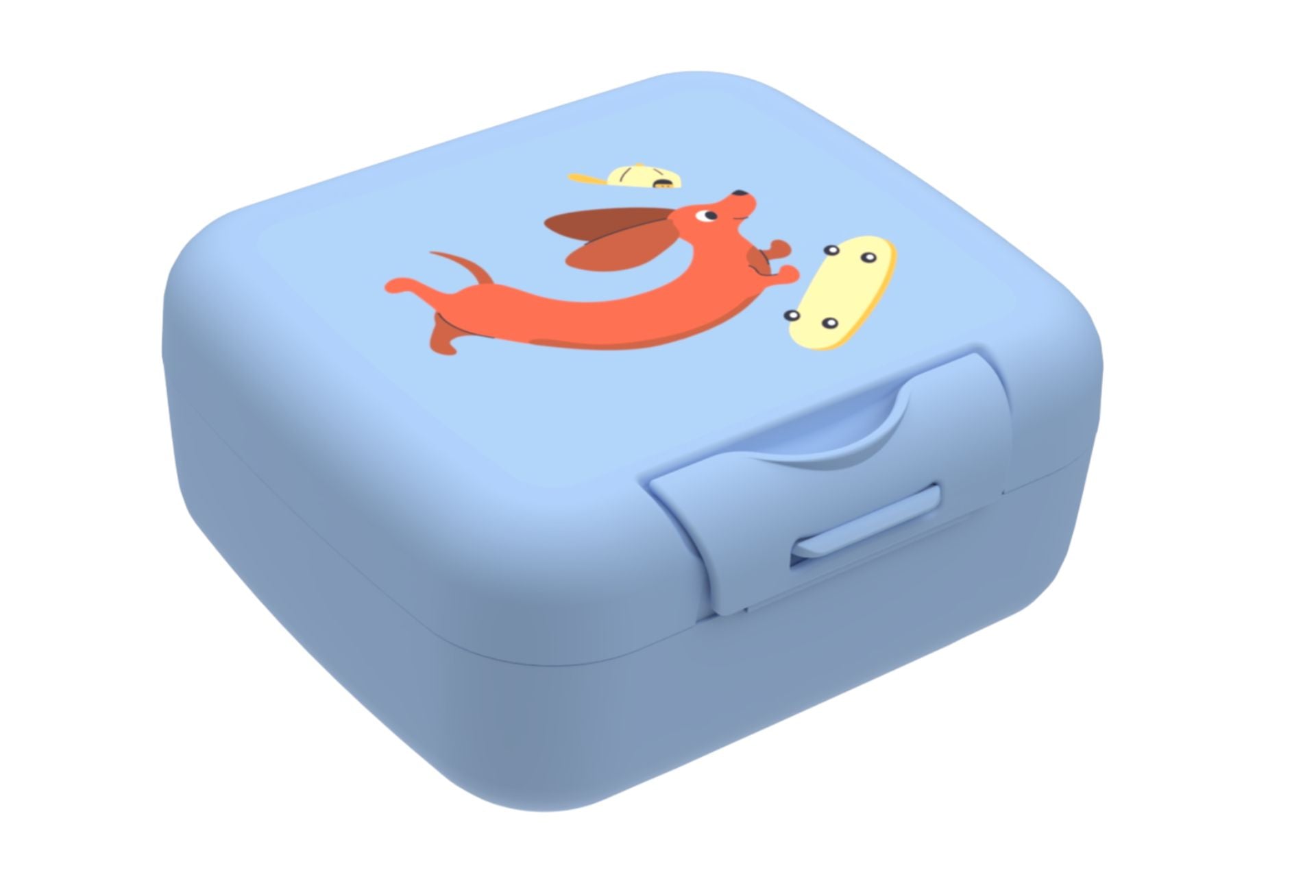 Cosy & Trendy Back to school Snackbox Dog - 9x9x4cm - Blauw