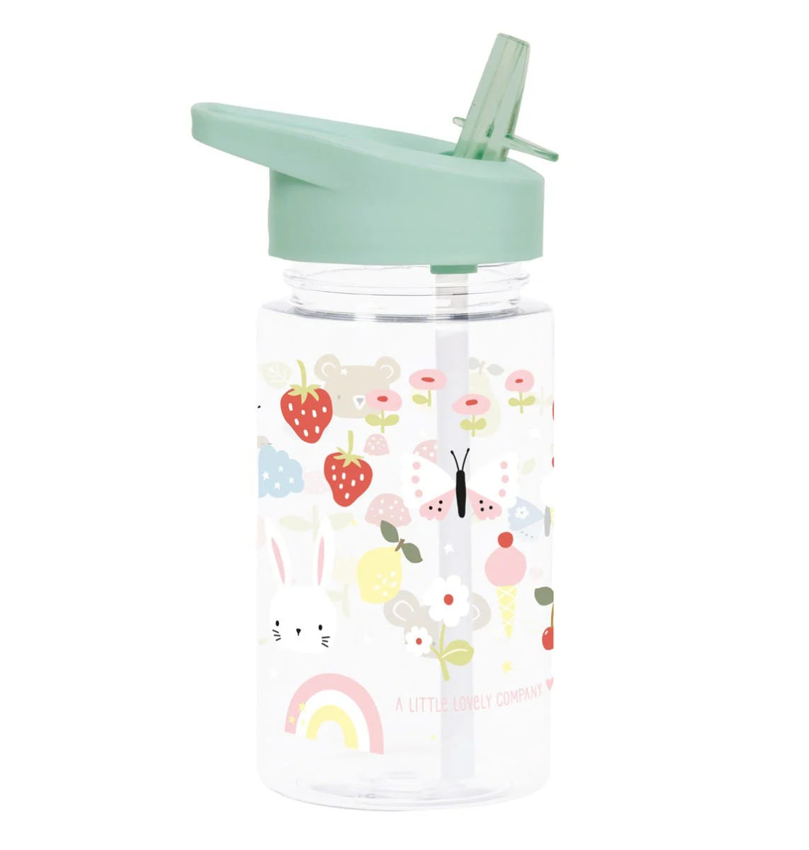 A Little Lovely Company Back to school set - Drinking bottle / 4 Snack boxes / Lunch box - Ice cream