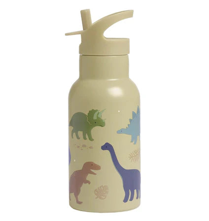 Eine kleine schöne Gesellschaft zurück zur Schule - Trinkflasche - Dinosaurier