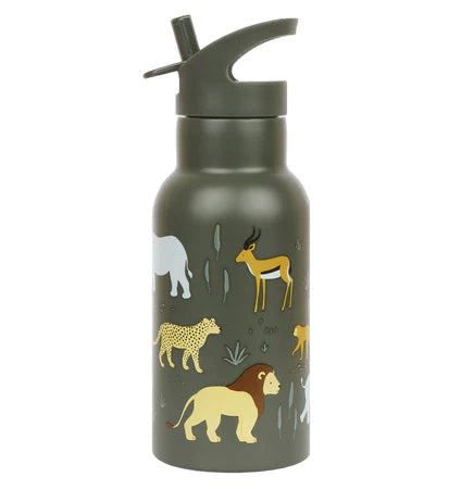Eine kleine schöne Gesellschaft zurück zur Schule - Trinkflasche - Dinosaurier