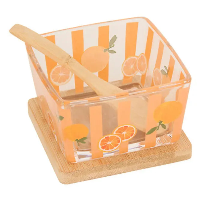 Secret de Gourmet Fruity Tapas/Aperitief set - 3-delig - Oranje