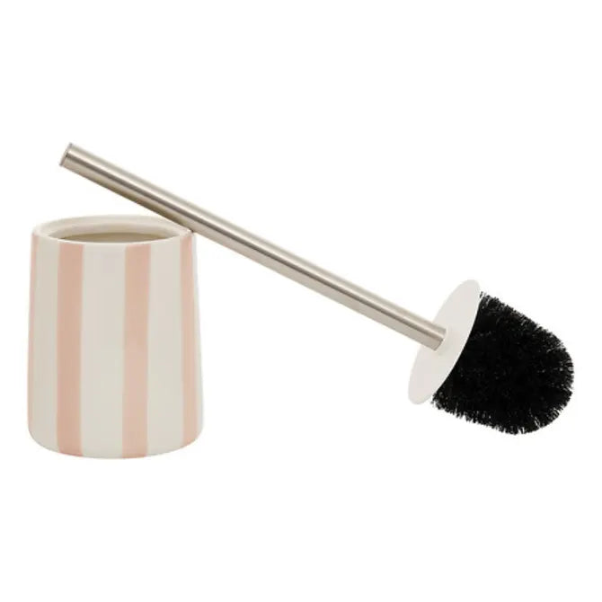 5Five Strio Toiletborstel in houder - Ø11xH39cm - Roze