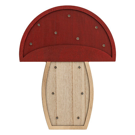Atmosphera Kids paddenstoel - 18x3x23cm - Rood/Naturel