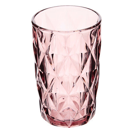 Secret de Gourmet Lea Waterglas - 40cl - Set van 6 stuks - Roze