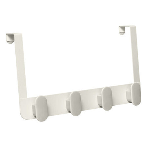 5Five Deurkapstok 4 metalen haken - 35x8x20cm - Klei
